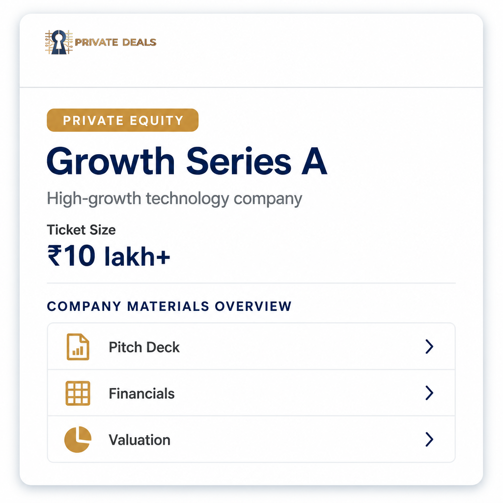 Company materials for a primary opportunity